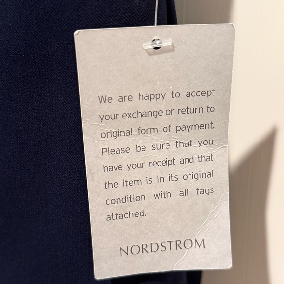 Harlyn Nordstrom NWT Sz S Navy Pink Embroidered Halter Cocktail Dress (0612) - Picture 12 of 16